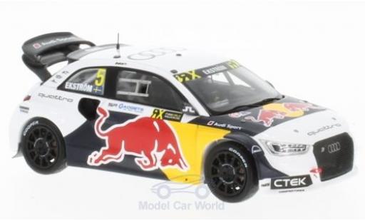 Modelauto Audi S1 rallycross No.5 Red Bull Rally-Cross Hockenheim 2016 M.Ekstr&Atilde;&para;m 1/43 Spark