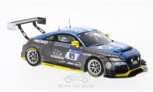 Modelauto Audi TT rs No.89 LMS Engineering 24h N&Atilde;&frac14;rburgring 2017 S.Wieninger/U.Andree/D.Schmid/C.Schmitz 1/43 Spark