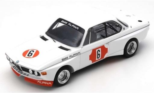 Modelauto Bmw 3.0 CSL (E9) No.6 Alpina 4h Monza 1973 N.Lauda/B.Muir 1/18 Spark