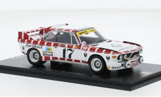 Modelauto Bmw 3.0 CSL No.17 Marabout Racing Team 24h Spa 1973 1/43 Spark