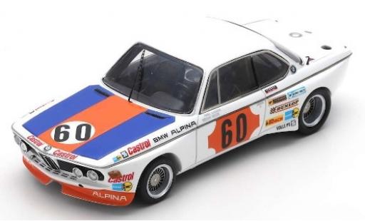 Modelauto Bmw 3.0 CSL No.60 Alpina 1000km Spa 1973 N.Lauda/H-J.stuk 1/43 Spark