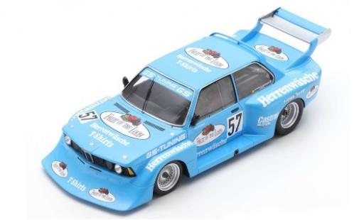 Modelauto Bmw 320 Gr.5 No.57 GS-Tuning Fruit of the Loom DRM Zolder 1978 M.Hoettinger 1/18 Spark