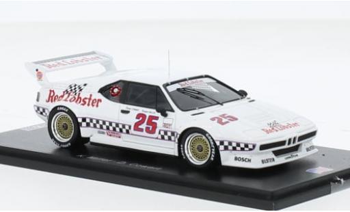 Modelauto Bmw M1 1981 No.25 rood Lobster IMSA GTO 1/43 Spark