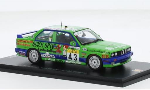 Modelauto Bmw M3 course (E30) No.43 Luby Sport Alpina 24h Spa 1992 1/43 Spark