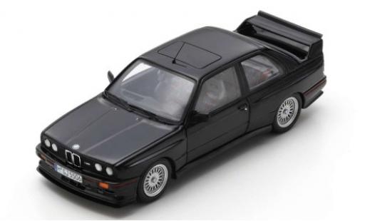 Modelauto Bmw M3 Sport Evolution (E30) zwart 1990 1/43 Spark