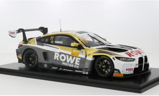 Modelauto Bmw M4 gt3 No.11 ROWE Racing Fia GT World Cup Macau 2023 1/18 Spark