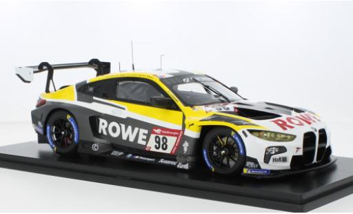 Modelauto Bmw M4 gt3 No.98 ROWE Racing 24h N&Atilde;&frac14;rburgring 2023 1/18 Spark