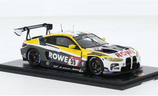 Modelauto Bmw M4 gt3 No.99 ROWE Racing 24h N&Atilde;&frac14;rburgring 2023 1/43 Spark