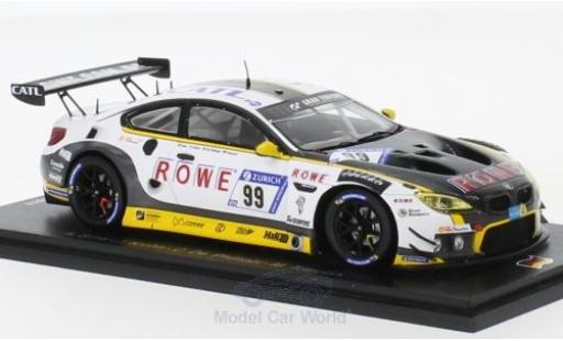 Modelauto Bmw M6 GT3 No.99 Rowe Racing 24h N&Atilde;&frac14;rburgring 2018 A.Sims/J.Krohn/C.de Phillippi/M.Tomczyk 1/43 Spark