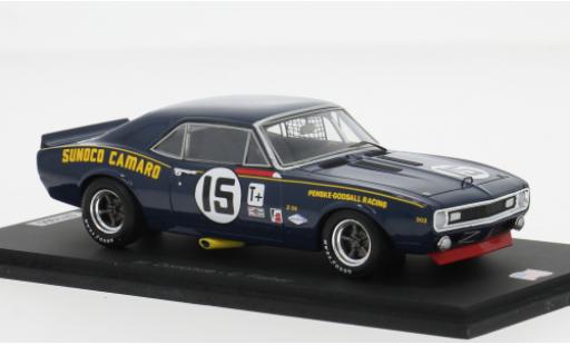 Modelauto Chevrolet Camaro course 12h Sebring 1968 #15 1/43 Spark