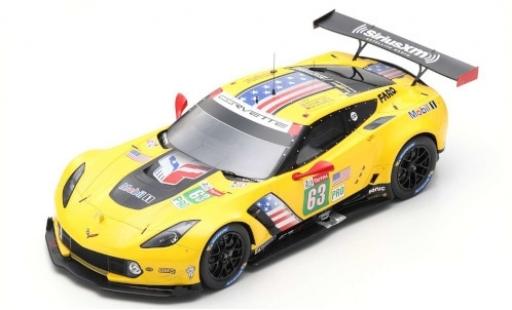 Modelauto Chevrolet Corvette Racing (.R) C7.R No.63 24h Le Mans 2019 J.Magnussen/A.Garcia/M.Rockenfeller 1/43 Spark