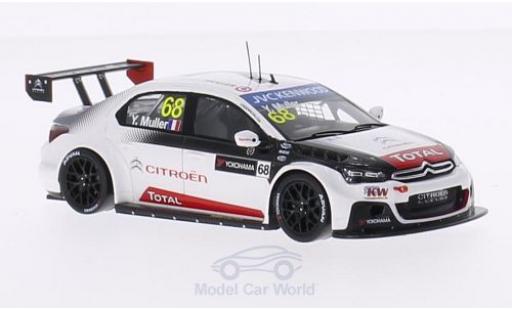 Modelauto Citroen C-Elys&eacute;e Elysee - WT No.68 Racing WT Marokko 2015 Y.Muller 1/43 Spark