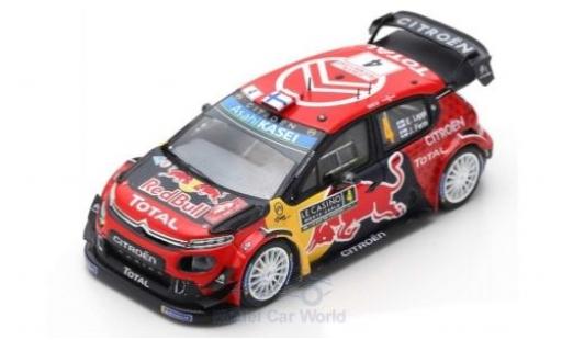 Modelauto Citroen C3 WRC No.4 Total WRT Red Bull Rally Monte Carlo 2019 E.Lappi/J.Ferm 1/43 Spark