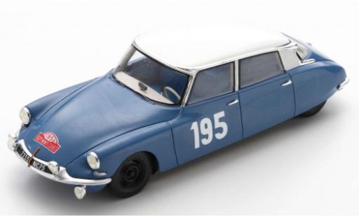 Modelauto Citroen DS course 19 No.195 Rally Monte Carlo 1963 B.Neyret/J.Terramorsi 1/43 Spark