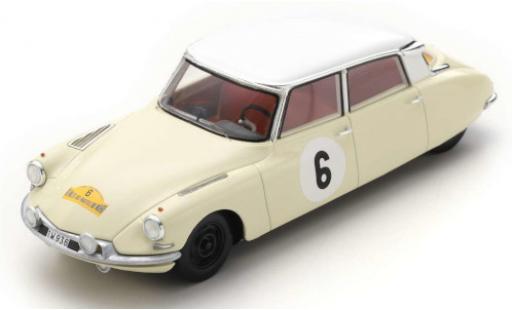 Modelauto Citroen DS course 19 No.6 Rally des Routes du Nord 1963 L.Bianchi/P.Ickx 1/43 Spark