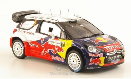 Modelauto DS Automobiles DS3 WRC Citroen No.2 Total Rally Jordanien 2011 S.Ogier / J.Ingrassia 1/43 Spark