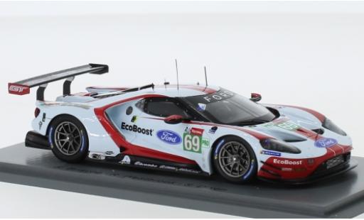 Modelauto Ford GT GTE No.69 Chip Ganassi Team USA 24h Le Mans 2019 R.Briscoe/R.Westbrook/S.Dixon 1/43 Spark