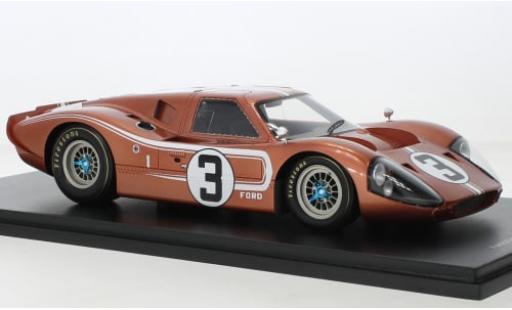 Modelauto Ford GT40 Mk IV RHD No.3 24h Le Mans 1967 1/18 Spark