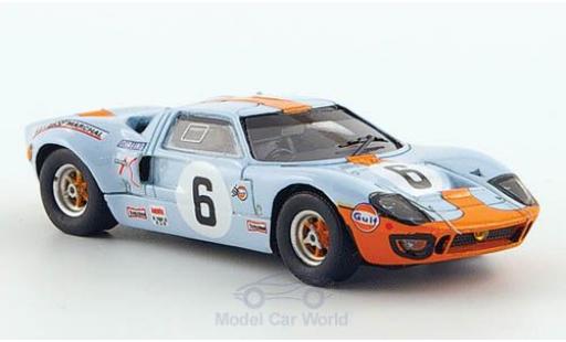 Modelauto Ford GT40 Mk I No.6 24h Le Mans 1969 J.Ickx/J.olijfgroener 1/87 Spark