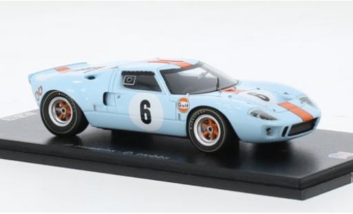 Modelauto Ford GT40 Mk I RHD No.6 6h Watkins Glen 1968 1/43 Spark
