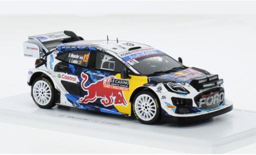 Modelauto Ford Puma Rally1 No.13 M-Sport World Rally Team Red Bull Rally WM Rally Monte Carlo 2024 1/43 Spark