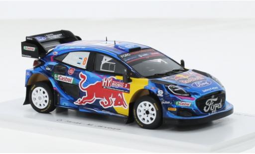 Modelauto Ford Puma Rally1 No.8 M-Sport World Rally Team Red Bull Rally WM Rally Chile 2023 1/43 Spark