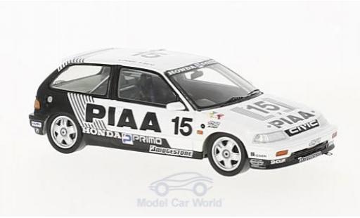 Modelauto Honda Civic Course EF3 RHD No.15 PIAA JTC Suzuka 1989 H.Okada/K.Sato 1/43 Spark