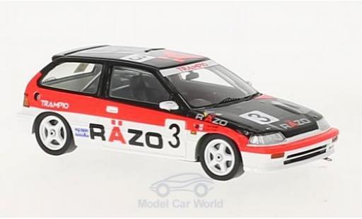 Modelauto Honda Civic Course EF3 RHD No.3 JTC Suzuka 1989 N.Hattori/T. Tsutsumi 1/43 Spark