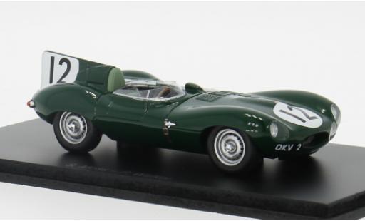 Modelauto Jaguar D-Type Course RHD No.12 24h Le Mans 1954 1/43 Spark
