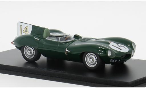 Modelauto Jaguar D-Type Course RHD No.14 24h Le Mans 1954 1/43 Spark