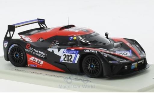 Modelauto KTM X-Bow GT4 KTM X-Bow No.202 Isert Motorsport 24h N&Atilde;&frac14;rburgring 2018 F.stuk/J.stuk/V.Strycek/M.Friedhoff 1/43 Spark