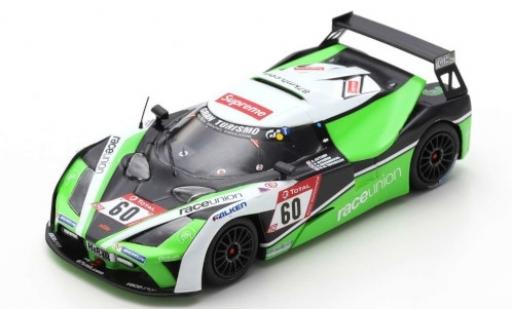 Modelauto KTM X-Bow GT4 KTM X-Bow No.60 RaceUnion 24h N&Atilde;&frac14;rburgring 2019 S.Brodmerkel/T.Nytr&Atilde;&para;en/K.Teichmann 1/43 Spark