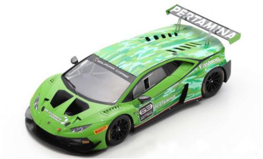 Modelauto Lamborghini Huracan GT3 Evo No.63 Squadra Corse 2018 v&Atilde;&copy;hicule de pr&Atilde;&copy;sentation 1/18 Spark