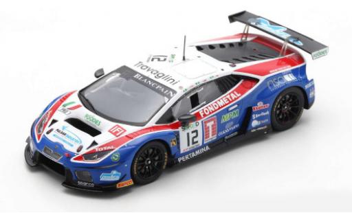 Modelauto Lamborghini Huracan GT3 No.12 Ombra Racing 24h Spa 2017 M.Beretta/S.Gattuso/A.Piccini 1/43 Spark
