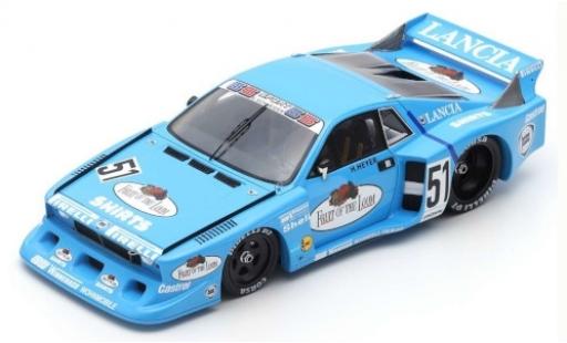 Modelauto Lancia Beta Monte Carlo Turbo Gr.5 No.51 GS-Sport Fruit of the Loom DRM Hockenheim 1980 H.Heyer 1/18 Spark
