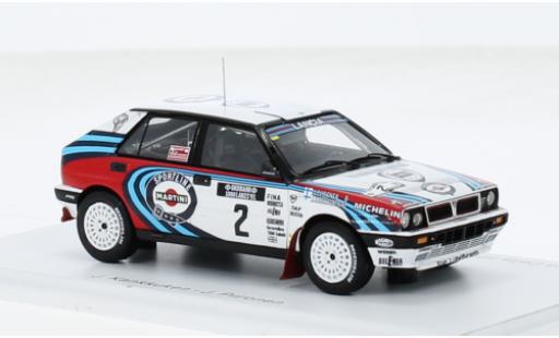 Modelauto Lancia Delta HF Integrale 16V No.2 Martini Rally WM 1000 Lakes Rally 1991 1/43 Spark
