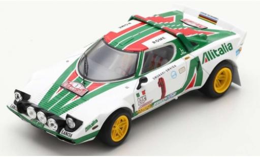 Modelauto Lancia Stratos HF No.1 Alitalia Rally WM Rally Monte Carlo 1977 S.Munari/S.Maiga 1/43 Spark