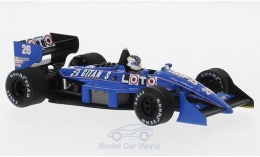 Modelauto Ligier JS3 Base 1 No.26 GP Detroit 1988 S.Johansson 1/43 Spark