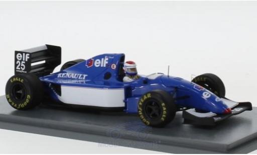 Modelauto Ligier JS3 Base 9B No.25 formule 1 GP Frankreich 1994 E.Bernard 1/43 Spark