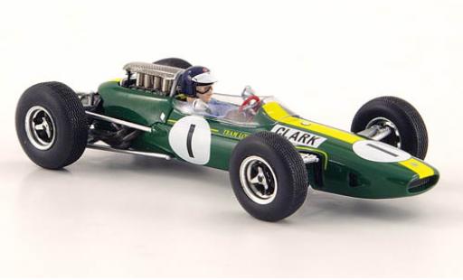 Modelauto Lotus 33 Climax No.1 formule 1 GP Duitsland 1965 J.Clark 1/43 Spark