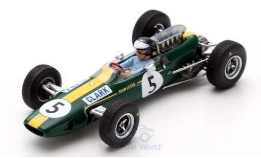 Modelauto Lotus 33 Base No.5 formule 1 GP Gro&Atilde;�britannien 1965 J.Clark 1/43 Spark
