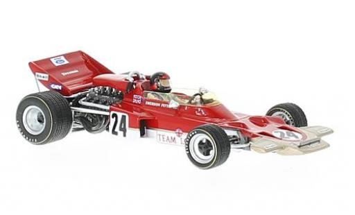 Modelauto Lotus 72 72C C No.24 Gold Leaf formule 1 GP USA 1970 avec Decals E.Fittipaldi 1/43 Spark