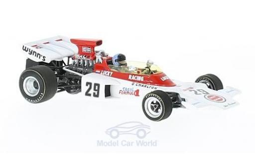 Modelauto Lotus 72 72D D No.29 Scribante Lucky Strike Racing Lucky Strike formule 1 GP England 19 met Decals D.Charlton 1/43 Spark
