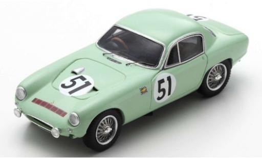 Modelauto Lotus Elite Le Mans RHD No.51 24h 1961 C.Allison/M.Mckee 1/43 Spark