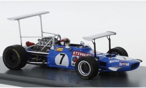 Modelauto Matra MS10 Base 0 No.7 formule 1 GP South Afrika 1969 J.Stewart 1/43 Spark