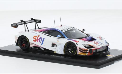 Modelauto McLaren 720 GT3 EVO S No.93 SKY - Tempesta Racing 24h Spa 2023 1/43 Spark