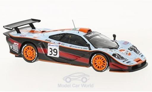 Modelauto McLaren F1 GTR GTR No.39 Gulf 24h Le Mans 1997 R.Bellm/A.Gilbert-Scott/M.Sekiya 1/43 Spark
