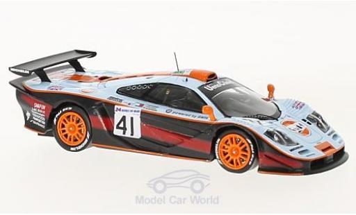 Modelauto McLaren F1 GTR GTR No.41 Gulf 24h Le Mans 1997 A.Olofsson/P-H.Raphanel/J.M.Gounon 1/43 Spark