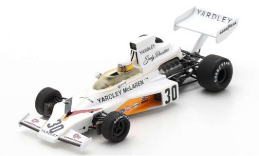 Modelauto McLaren M23 Base Ford No.30 Yardley Team formule 1 GP Gro&Atilde;�britannien 1973 J.Scheckter 1/43 Spark