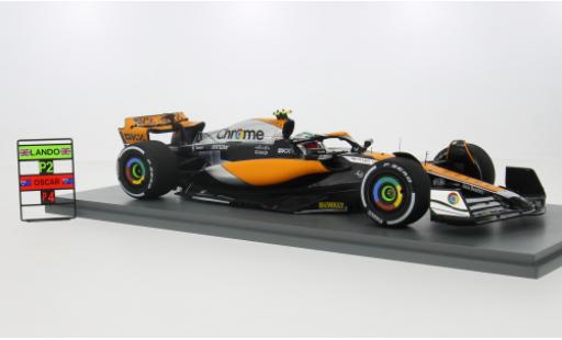 Modelauto McLaren F1 MCL60 No.4 Team formule 1 GP Gro&Atilde;�britannien 2023 1/18 Spark